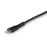 StarTech.com Cable Resistente USB-C a Lightning de 1 m Negro - Cable de Sincronización y Carga USB Tipo C a Lightning con Fibra de Aramida Resistente - Certificado MFi de Apple - para iPad/iPhone 12