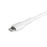 StarTech.com Cable Resistente USB-C a Lightning de 1 m Blanco - Cable de Sincronización y Carga USB Tipo C a Lightning con Fibra de Aramida Resistente - Certificado MFi de Apple - para iPad/iPhone 12