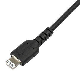 StarTech.com Cable Resistente USB-C a Lightning de 2 m Negro - Cable de Sincronización y Carga USB Tipo C a Lightning con Fibra de Aramida Resistente - Certificado MFi de Apple - para iPad/iPhone 12 StarTech.com Cable Resistente USB-C a Lightning de 2 m Negro - Cable de Sincronización y Carga USB Tipo C a Lightning con Fibra de Aramida Resistente - Certificado MFi de Apple - para iPad/iPhone 12