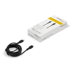 StarTech.com Cable Resistente USB-C a Lightning de 2 m Negro - Cable de Sincronización y Carga USB Tipo C a Lightning con Fibra de Aramida Resistente - Certificado MFi de Apple - para iPad/iPhone 12 StarTech.com Cable Resistente USB-C a Lightning de 2 m Negro - Cable de Sincronización y Carga USB Tipo C a Lightning con Fibra de Aramida Resistente - Certificado MFi de Apple - para iPad/iPhone 12
