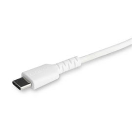 StarTech.com Cable Resistente USB-C a Lightning de 2 m Blanco - Cable de Sincronización y Carga USB Tipo C a Lightning con Fibra de Aramida Resistente - Certificado MFi de Apple - para iPad/iPhone 12 StarTech.com Cable Resistente USB-C a Lightning de 2 m Blanco - Cable de Sincronización y Carga USB Tipo C a Lightning con Fibra de Aramida Resistente - Certificado MFi de Apple - para iPad/iPhone 12