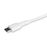 StarTech.com Cable Resistente USB-C a Lightning de 2 m Blanco - Cable de Sincronización y Carga USB Tipo C a Lightning con Fibra de Aramida Resistente - Certificado MFi de Apple - para iPad/iPhone 12