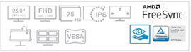 Dell S2421HN - Monitor LED - 23.8