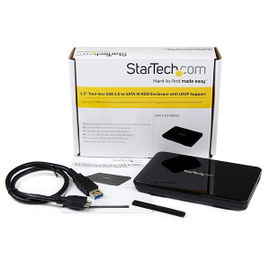 StarTech.com Caja Carcasa USB 3.0 de Disco Duro HDD SATA 3 III de 2,5 Pulgadas Externo con UASP