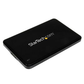 StarTech.com Caja de Disco Duro USB 3.0 con UASP para HDD/SSD SATA III de 2,5 Pulgadas y 7mm de Espesor