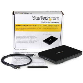 StarTech.com Caja USB 3.1 (10 Gbps) sin herramientas para DD/SSD SATA de 2,5 StarTech.com Caja USB 3.1 (10 Gbps) sin herramientas para DD/SSD SATA de 2,5