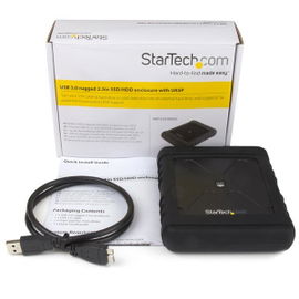 StarTech.com Caja USB 3.0 robusta con UASP para disco duro o SSD SATA de 2,5 pulgadas StarTech.com Caja USB 3.0 robusta con UASP para disco duro o SSD SATA de 2,5 pulgadas