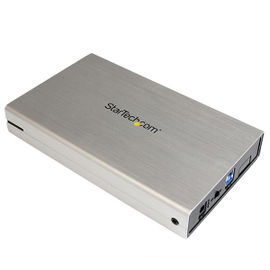 StarTech.com Caja Carcasa de Aluminio USB 3.0 de Disco Duro HDD SATA 3 III de 3,5 Pulgadas Externo UASP - Plateado StarTech.com Caja Carcasa de Aluminio USB 3.0 de Disco Duro HDD SATA 3 III de 3,5 Pulgadas Externo UASP - Plateado