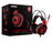 MSI DS501 Auriculares Diadema Conector de 3,5 mm Negro, Rojo