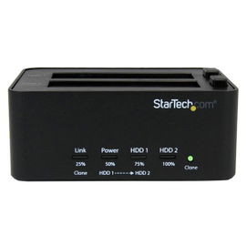 StarTech.com Estación de Conexión Duplicador Borrador Autónomo USB 3.0 de Discos Duros SSD SATA 2,5
