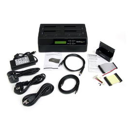 StarTech.com Base Conexión Estación Dock Duplicador Autónomo Disco Duro 4 Bahías SATA IDE eSATA USB 3.0 StarTech.com Base Conexión Estación Dock Duplicador Autónomo Disco Duro 4 Bahías SATA IDE eSATA USB 3.0