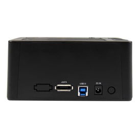 StarTech.com Docking Station eSATA USB 3.0 con UASP de 2 Bahías para Disco Duro o SSD SATA de 2,5 o 3,5 Pulgadas
