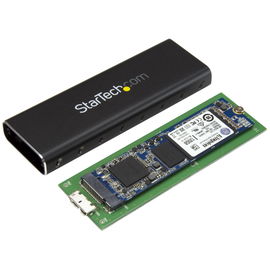 StarTech.com Adaptador SSD M.2 a USB 3.0 UASP con Carcasa Protectora - Conversor NGFF de Unidad SSD