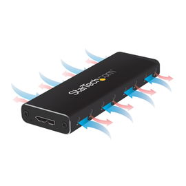 StarTech.com Adaptador SSD M.2 a USB 3.0 UASP con Carcasa Protectora - Conversor NGFF de Unidad SSD