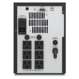 APC Easy UPS SMV SMV1500A - UPS - CA 120 V - 1050 vatios - 1500 VA - RS-232, USB - conectores de salida: 6 - no se vende en CO, VT y WA