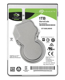 Seagate Guardian BarraCuda ST1000LM048 - Disco duro - 1 TB - interno - 2.5 Seagate Guardian BarraCuda ST1000LM048 - Disco duro - 1 TB - interno - 2.5