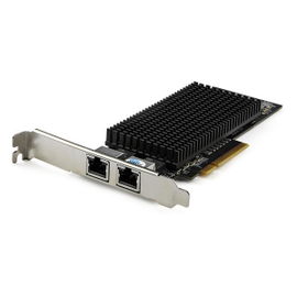StarTech.com Tarjeta de Red PCI Express de 2 Puertos de 10Gb - Adaptador de Red Interno PCI Express Tehuti TN4010 10GBASE-T y NBASE-T - NIC - Adaptador de Interfaz de Red de 10/5/2,5/1GbE Multi Gigabit Ethernet - Tarjeta LAN StarTech.com Tarjeta de Red PCI Express de 2 Puertos de 10Gb - Adaptador de Red Interno PCI Express Tehuti TN4010 10GBASE-T y NBASE-T - NIC - Adaptador de Interfaz de Red de 10/5/2,5/1GbE Multi Gigabit Ethernet - Tarjeta LAN