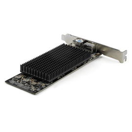 StarTech.com Tarjeta de Red PCI Express de 2 Puertos de 10Gb - Adaptador de Red Interno PCI Express Tehuti TN4010 10GBASE-T y NBASE-T - NIC - Adaptador de Interfaz de Red de 10/5/2,5/1GbE Multi Gigabit Ethernet - Tarjeta LAN StarTech.com Tarjeta de Red PCI Express de 2 Puertos de 10Gb - Adaptador de Red Interno PCI Express Tehuti TN4010 10GBASE-T y NBASE-T - NIC - Adaptador de Interfaz de Red de 10/5/2,5/1GbE Multi Gigabit Ethernet - Tarjeta LAN