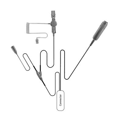 MICRÓFONO - AUDÍFONO DE SOLAPA DE 3 CABLES P/ VERTEX VX-10/ VX-300/ VX-400/ VX-110/ 1R/ VXF-1/ FT-10R. MICRÓFONO - AUDÍFONO DE SOLAPA DE 3 CABLES P/ VERTEX VX-10/ VX-300/ VX-400/ VX-110/ 1R/ VXF-1/ FT-10R.