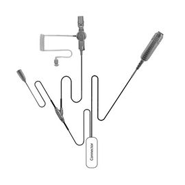 MICRÓFONO - AUDÍFONO DE SOLAPA DE 3 CABLES P/ VERTEX VX-10/ VX-300/ VX-400/ VX-110/ 1R/ VXF-1/ FT-10R. MICRÓFONO - AUDÍFONO DE SOLAPA DE 3 CABLES P/ VERTEX VX-10/ VX-300/ VX-400/ VX-110/ 1R/ VXF-1/ FT-10R.
