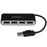 StarTech.com Concentrador Ladrón USB 2.0 de 4 Puertos con Cable Integrado - Hub Portátil USB 2.0 de 4 Puertos Alimentado por el Bus - Hub - 4 x USB 2.0 - sobremesa