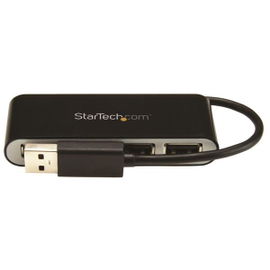 StarTech.com Concentrador Ladrón USB 2.0 de 4 Puertos con Cable Integrado - Hub Portátil USB 2.0 de 4 Puertos Alimentado por el Bus - Hub - 4 x USB 2.0 - sobremesa StarTech.com Concentrador Ladrón USB 2.0 de 4 Puertos con Cable Integrado - Hub Portátil USB 2.0 de 4 Puertos Alimentado por el Bus - Hub - 4 x USB 2.0 - sobremesa