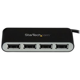 StarTech.com Concentrador Ladrón USB 2.0 de 4 Puertos con Cable Integrado - Hub Portátil USB 2.0 de 4 Puertos Alimentado por el Bus - Hub - 4 x USB 2.0 - sobremesa StarTech.com Concentrador Ladrón USB 2.0 de 4 Puertos con Cable Integrado - Hub Portátil USB 2.0 de 4 Puertos Alimentado por el Bus - Hub - 4 x USB 2.0 - sobremesa