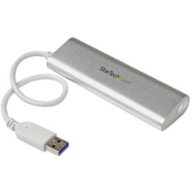 StarTech.com Concentrador Portátil USB 3.0 de 4 Puertos - Hub con Cable Incorporado StarTech.com Concentrador Portátil USB 3.0 de 4 Puertos - Hub con Cable Incorporado
