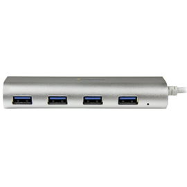 StarTech.com Concentrador Portátil USB 3.0 de 4 Puertos - Hub con Cable Incorporado StarTech.com Concentrador Portátil USB 3.0 de 4 Puertos - Hub con Cable Incorporado