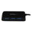 StarTech.com Adaptador Concentrador Hub Ladrón USB 3.0 Super Speed 4 Puertos Salidas Portátil para Ordenador Portátil - Negro (ST4300MINU3B) - Hub - 4 x SuperSpeed USB 3.0 - sobremesa - para P/N: FCREADMICRO3, MSDREADU3CA, USB3S2ESATA3