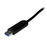 StarTech.com Adaptador Concentrador Hub Ladrón USB 3.0 Super Speed 4 Puertos Salidas Portátil para Laptop Ordenador - Negro - Hub - 4 x SuperSpeed USB 3.0 - sobremesa - para P/N: FCREADMICRO3, MSDREADU3CA