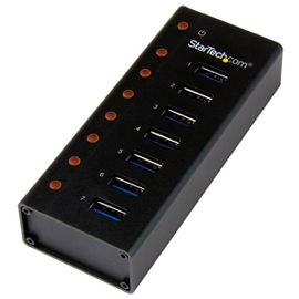 StarTech.com Concentrador USB 3.0 de 7 Puertos con Caja de Metal - Hub de Sobremesa o Montaje en Pared StarTech.com Concentrador USB 3.0 de 7 Puertos con Caja de Metal - Hub de Sobremesa o Montaje en Pared