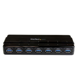 StarTech.com Concentrador Ladrón USB 3.0 de 7 Puertos - Hub de Sobremesa con Adaptador de Alimentación - Hub - 7 x SuperSpeed USB 3.0 - sobremesa - para P/N: BNDTBUSB3142, PEXUS313AC2V, PEXUSB311A1E, PEXUSB312A2, PEXUSB314A2V2, SDMSDRWU3AC StarTech.com Concentrador Ladrón USB 3.0 de 7 Puertos - Hub de Sobremesa con Adaptador de Alimentación - Hub - 7 x SuperSpeed USB 3.0 - sobremesa - para P/N: BNDTBUSB3142, PEXUS313AC2V, PEXUSB311A1E, PEXUSB312A2, PEXUSB314A2V2, SDMSDRWU3AC