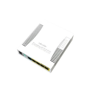 (RB260GSP) Switch Mikrotik 5 puertos PoE (Pasivo) (1in/4out) Gigabit Ethernet y 1 SFP (RB260GSP) Switch Mikrotik 5 puertos PoE (Pasivo) (1in/4out) Gigabit Ethernet y 1 SFP