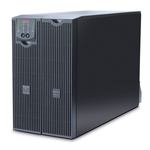 APC Smart-UPS RT 10000VA - UPS - CA 208 V - 8 kW - 10000 VA - Ethernet 10/100 - conectores de salida: 5 - 6U - negro APC Smart-UPS RT 10000VA - UPS - CA 208 V - 8 kW - 10000 VA - Ethernet 10/100 - conectores de salida: 5 - 6U - negro