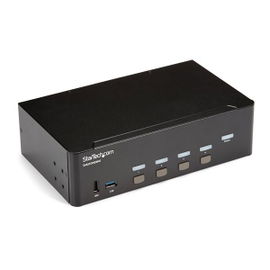 StarTech.com Switch Conmutador KVM de 4 Puertos HDMI - 4K de 30Hz - de Pantalla Doble StarTech.com Switch Conmutador KVM de 4 Puertos HDMI - 4K de 30Hz - de Pantalla Doble