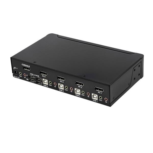 StarTech.com Switch KVM de 4 Puertos DisplayPort con Resolución de 4K a 60Hz StarTech.com Switch KVM de 4 Puertos DisplayPort con Resolución de 4K a 60Hz
