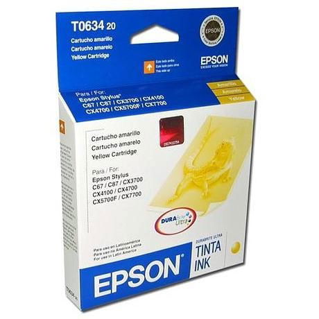 Epson - Amarillo - original - cartucho de tinta - para Stylus C67, C87, CX3700, CX4100, CX4700