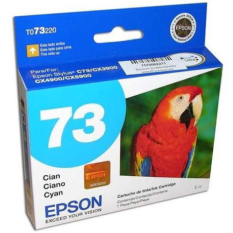 Epson 73 - Cián - original - cartucho de tinta - para Stylus C79, CX3900, CX4900, CX5900