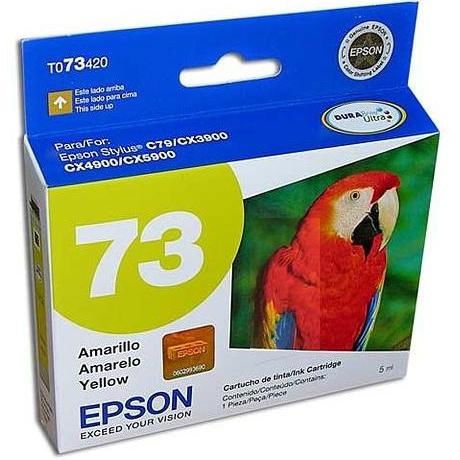 Epson 73 - Amarillo - original - cartucho de tinta - para Stylus C79, CX3900, CX4900, CX5900