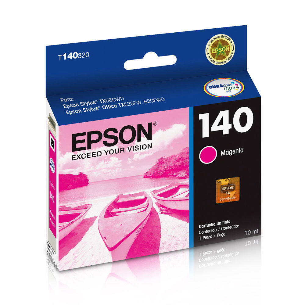 Epson 140 - Magenta - original - cartucho de tinta - para Stylus TX560WD; Stylus Office TX525FW, TX620FWD; WorkForce T42WD, WF-3012
