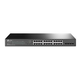 Smart Switch JetStream PoE+ administrable Capa 2, 24 puertos 10/100/1000 Mbps + 4 puertos SFP 192 W Smart Switch JetStream PoE+ administrable Capa 2, 24 puertos 10/100/1000 Mbps + 4 puertos SFP 192 W