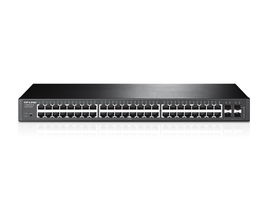 Smart Switch JetStream Gigabit administrable Capa 2, 48 puertos 10/100/1000 Mbps + 4 puertos SFP Smart Switch JetStream Gigabit administrable Capa 2, 48 puertos 10/100/1000 Mbps + 4 puertos SFP