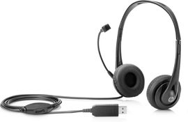 HP - Auricular - en oreja - cableado - USB - black jack HP - Auricular - en oreja - cableado - USB - black jack