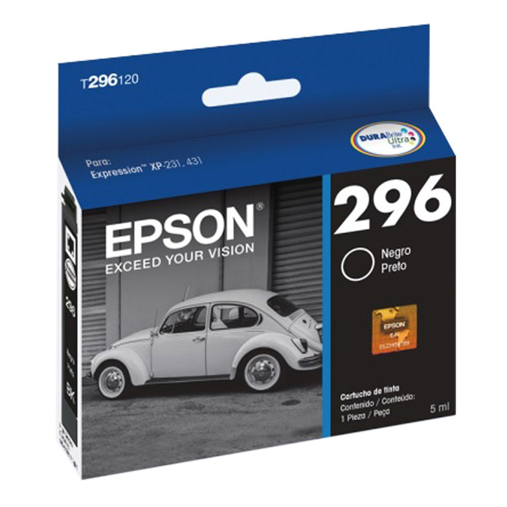 Epson 296 - Negro - original - cartucho de tinta - para Expression XP-231, XP-241, XP-431, XP-441